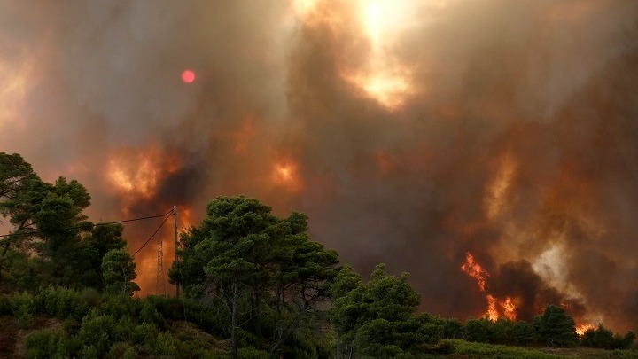 Συνεχίζει να καίει η φωτιά στη Φωκίδα -Απειλούνται χωριά