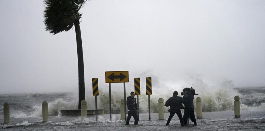 Τυφώνας Άιντα: Ο Μπάιντεν δεσμεύθηκε να καταπολεμήσει την κλιματική αλλαγή