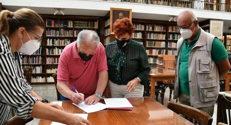 Πολιτιστικός Οργανισμός Δήμου Πατρέων: Ανανέωση της σύμβασης για την παραχώρηση της Στέγης Γραμματών με δύο έργα του Ερνέστου Κάρτερ