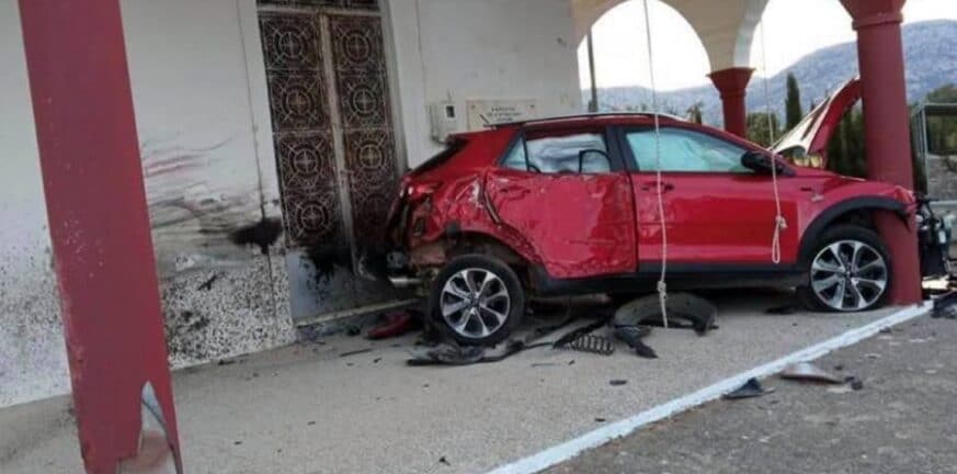 Κρήτη: Αυτοκίνητο «μπήκε» σε εκκλησία, σοβαρό τροχαίο