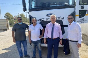 Δήμαρχος Δυτικής Αχαΐας: Το νέο απορριμματοφόρο αυξάνει τις δυνατότητες περισυλλογής απορριμμάτων