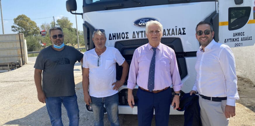 Δήμαρχος Δυτικής Αχαΐας: Το νέο απορριμματοφόρο αυξάνει τις δυνατότητες περισυλλογής απορριμμάτων