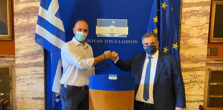 Επαφές στην Αθήνα ο Κατσουγκράκης - Συναντήθηκε με το βουλευτή Βασίλη Σπανάκη