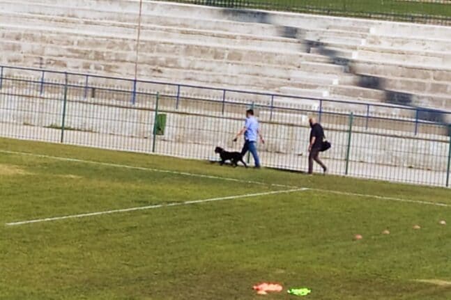 Με σκύλο της αντιτρομοκρατικής η Αστυνομία στο γήπεδο για το Παναχαϊκή-Αιγάλεω!ΦΩΤΟΓΡΑΦΙΕΣ