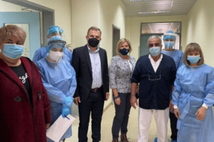 Μίνα Γκάγκα - Επίσκεψη και επιθεώρηση σε Νοσοκομεία της Βόρειας Ελλάδας