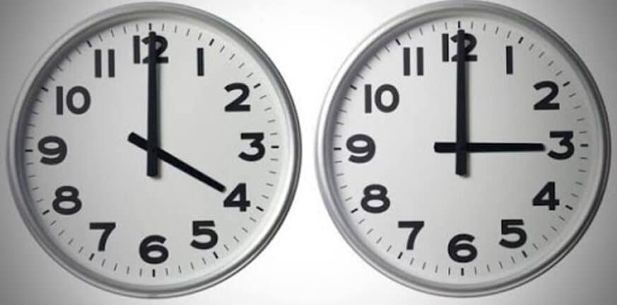 Αλλαγή ώρας 2023: Μία ώρα μπροστά οι δείκτες των ρολογιών τα ξημερώματα της Κυριακής