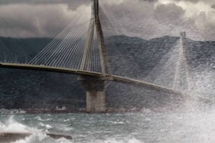 Μερική απαγόρευση κυκλοφορίας λόγω ανέμων στη Γέφυρα Ρίου - Αντιρρίου