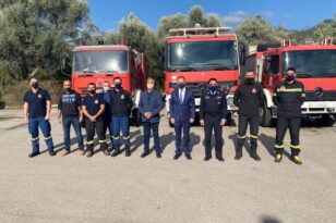 Επίσκεψη Λιβανού στην Πυροσβεστική Υπηρεσία Ναυπάκτου