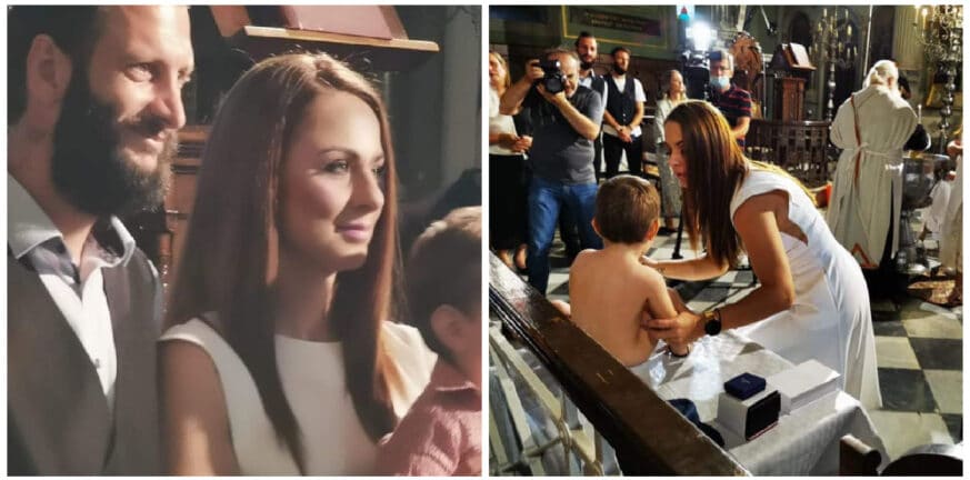 Γιώργος Λαμπρόπουλος – Χριστίνα Αθανασοπούλου: Βάπτισαν το αγγελούδι τους οι γνωστοί και αγαπημένοι αθλητές