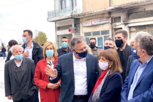 Ηράκλειο: Η Πρόεδρος της Δημοκρατίας Κατερίνα Σακελλαροπούλου στις σεισμόπληκτες περιοχές