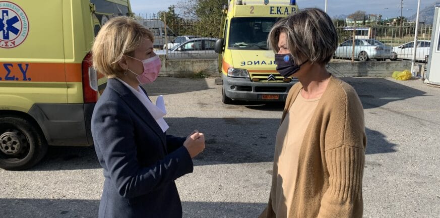 Επίσκεψη Αλεξοπούλου στο ΕΚΑΒ- Συναντήθηκε με Διοίκηση και προσωπικό Επίσκεψη Αλεξοπούλου στο ΕΚΑΒ- Συναντήθηκε με Διοίκηση και προσωπικό