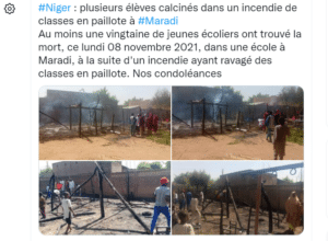 Φωτιά στον Νίγηρα, μικρά παιδιά βρήκαν τραγικό θάνατο