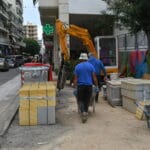 Πάτρα - Ρήγα Φεραίου: Συνεχίζεται η ανανέωση στα πεζοδρόμια ΦΩΤΟ