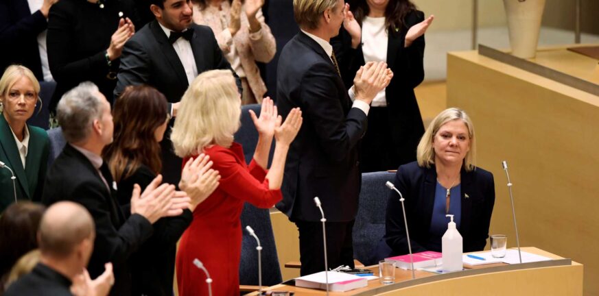 Σουηδία: Η Μαγκνταλένα Άντερσον μετάνιωσε την παραίτηση από την πρωθυπουργία και ζητά πάλι ψήφο εμπιστοσύνης
