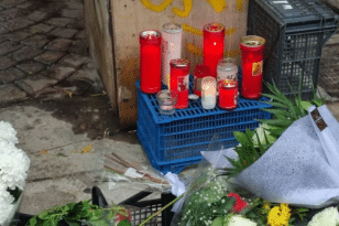 Θεσσαλονίκη: Σήμερα η κηδεία του 47χρονου διανομέα – Με λουλούδια οι συνάδελφοί του στο σημείο του δυστυχήματος - ΒΙΝΤΕΟ