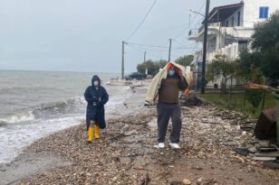 Στις περιοχές που επλήγησαν από την κακοκαιρία η Αναστασία Τογιοπούλου - Εργασίες για καθαρισμό των δρόμων