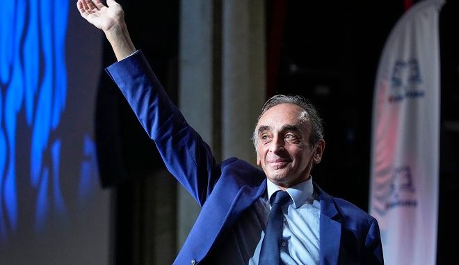 Γαλλία: Ο ακροδεξιός Ερίκ Ζεμούρ ανακοίνωσε την υποψηφιότητά του στις προεδρικές εκλογές του 2022