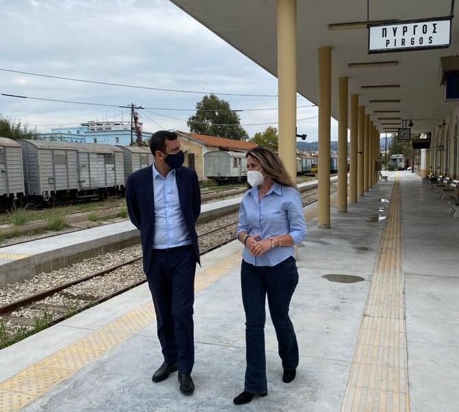 Νικολακόπουλος: Το τρένο μπορεί να δώσει ακόμα μεγαλύτερη αναπτυξιακή ώθηση στην Ηλεία