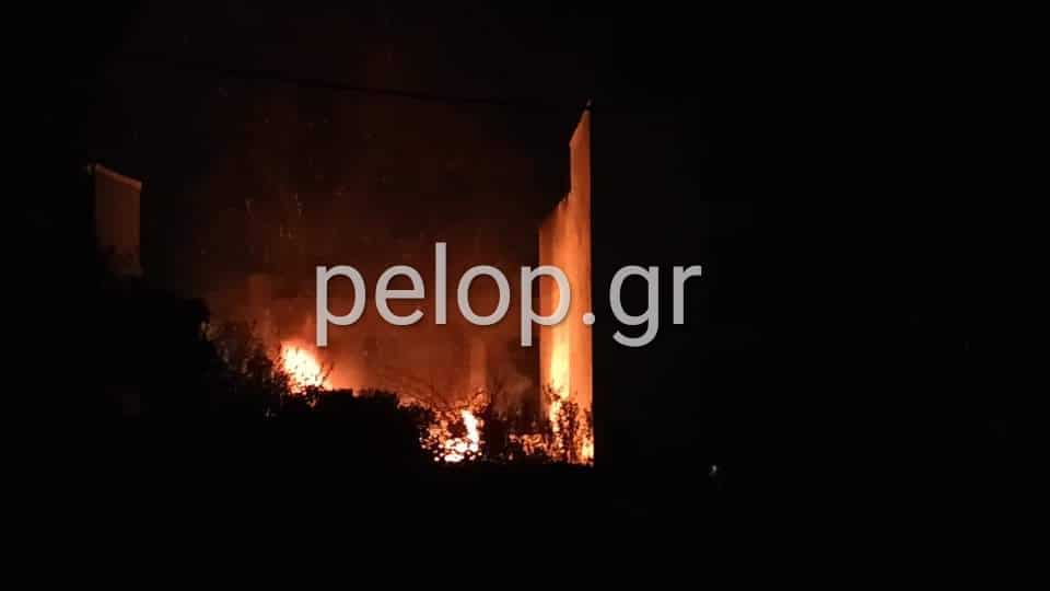 Πάτρα: Πυρκαγιά σε σπίτι στου Λαδόπουλου ΦΩΤΟ