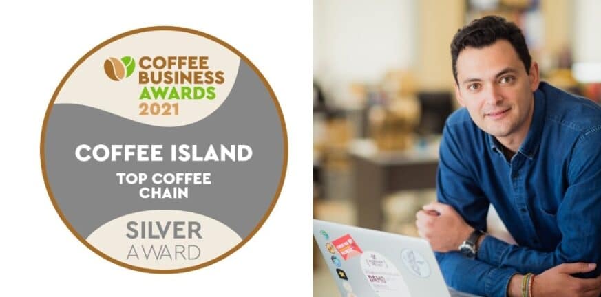 H Coffee Island λαμβάνει νέες διακρίσεις στο θεσμό βραβείων Coffee Business Awards 2021