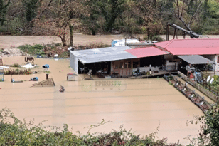 Γιάννενα: Πλημμύρισαν δρόμοι - Bούλιαξε μεγάλο ιχθυοτροφείο