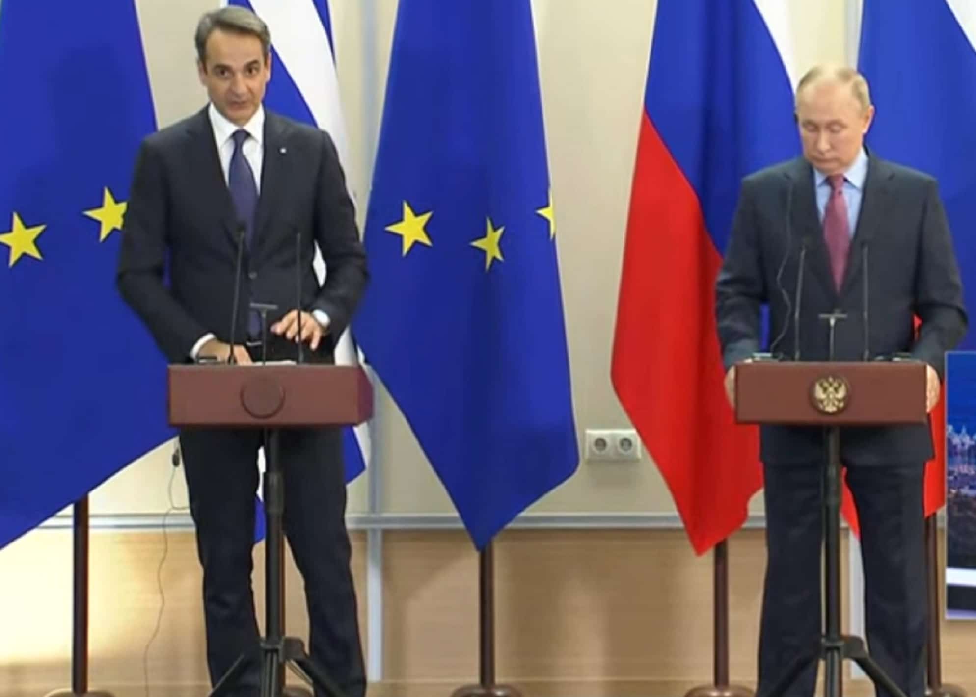 Μητσοτάκης – Πούτιν: «Γέφυρα ενδυνάμωσης» στις σχέσεις των δυο χωρών - Τι δήλωσαν