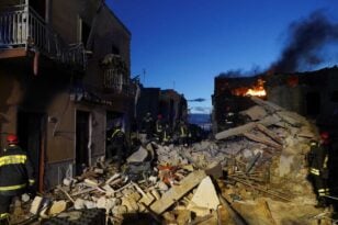 Ιταλία: Τέσσερις νεκροί και πέντε αγνοούμενοι από την κατάρρευση πολυκατοικίας στη Σικελία