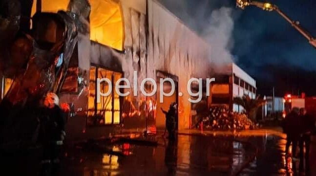 Η φωτιά και το δυστύχημα στο εργοστάσιο στη ΒΙΠΕ Πάτρας - Τι λέει στην «Π» ο ιδιοκτήτης