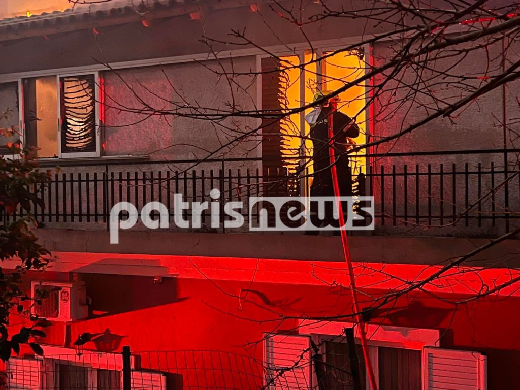 Παρανάλωμα του πυρός σπίτι στο Λαντζόι - ΦΩΤΟ