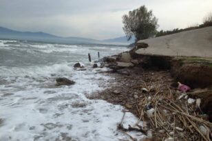 Δυτική Αχαΐα: Πίστωση 3,9 εκατ. ευρώ για την προστασία των ακτών στο Καλαμάκι