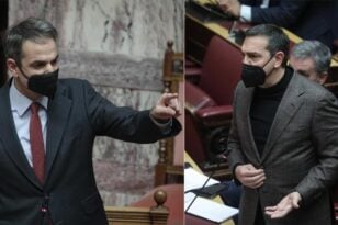 Βουλή: Καταψηφίστηκε με 156 «όχι» η πρόταση μομφής - Σκληρή σύγκρουση Μητσοτάκη - Τσίπρα