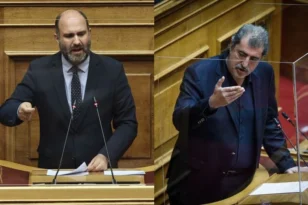 Βουλή - Πρόταση μομφής: Ένταση μεταξύ Πολάκη και Μαρκόπουλου με αναφορές σε Γκέμπελς και Μπέρια