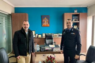 Κατσανιώτης: Συνάντηση με τον Συντονιστή Πυροσβεστικών Υπηρεσιών Πελοποννήσου, Δυτικής Ελλάδας και Ιονίων Νήσων - ΦΩΤΟ