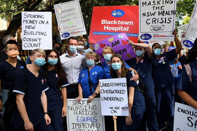 Αυστραλία: Σε 24ωρη απεργία οι νοσοκόμες – «Εξαντλημένες» από την πανδημία