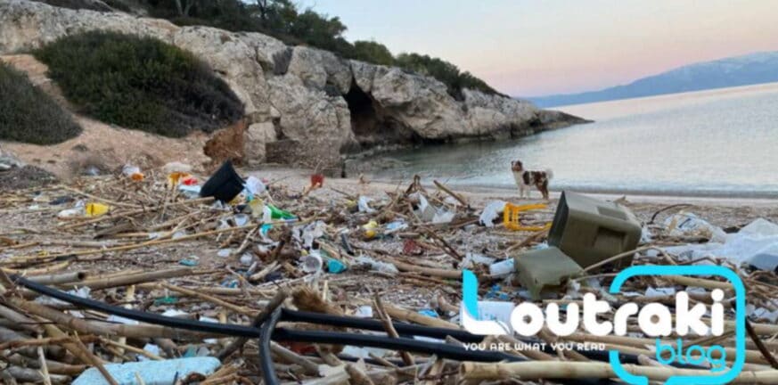 Τουρίστες ήρθαν στην Ελλάδα και καθάρισαν ακτή στο Λουτράκι