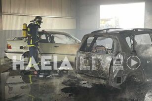 Πύργος: Φωτιά στις παλιές εγκαταστάσεις της Toyota - ΒΙΝΤΕΟ