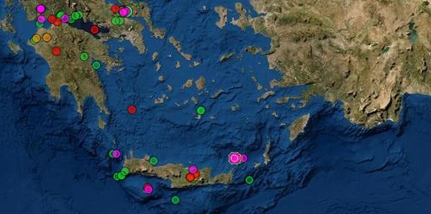 Κρήτη: Σεισμός 4,1 Ρίχτερ ανοιχτά της Σητείας