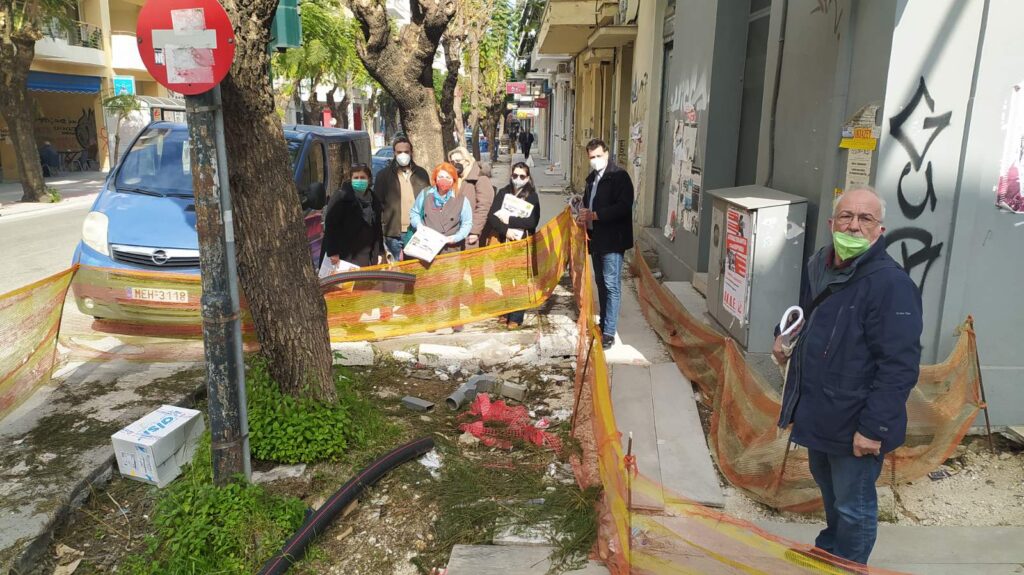 Πάτρα: Περιοδεία Σπιράλ σε Αγίας Τριάδος και Κωνσταντινουπόλεως - Αυτοψίες στα έργα, επικοινωνία με τους δημότες, καταγραφή αιτημάτων