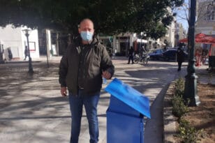 Αγρίνιο: Ειδικούς κάδους για απόρριψη μασκών έβαλε ο Δήμος