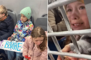 Η αστυνομία της Μόσχας συνέλαβε παιδιά επειδή έβαλαν λουλούδια στην πρεσβεία της Ουκρανίας - BINTEO