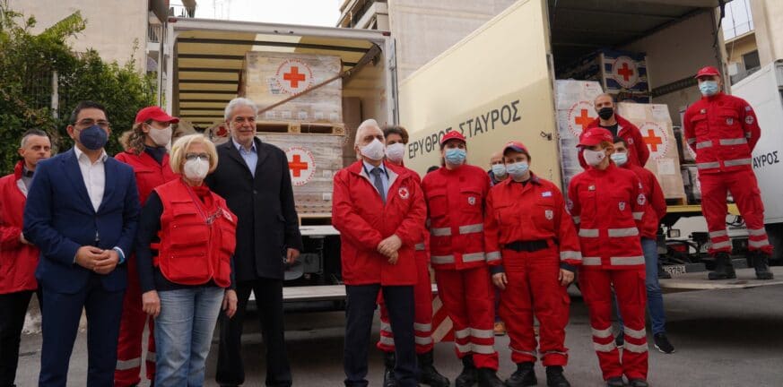 Ο Ελληνικός Ερυθρός Σταυρός απέστειλε εκ νέου ανθρωπιστική αποστολή στην Ουκρανία
