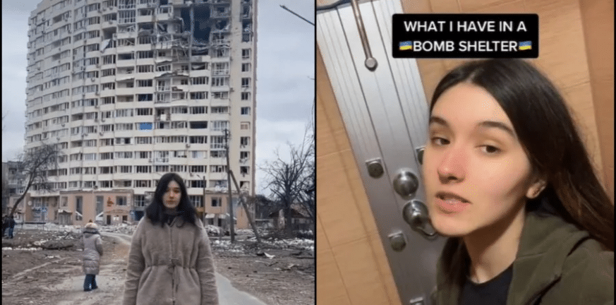 Πόλεμος στην Ουκρανία: Viral έγιναν βίντεο κοριτσιού από τη ζωή μέσα στα καταφύγια - ΒΙΝΤΕΟ