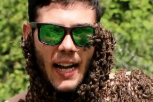 Αγρίνιο: Viral νεαρός μελισσοκόμος με χιλιάδες μέλισσες να «αγκαλιάζουν» το κορμί του! - ΒΙΝΤΕΟ