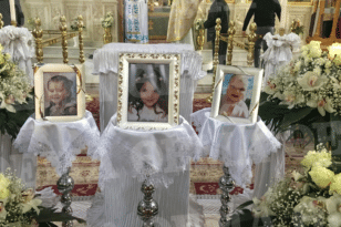 Θάνατος τριών παιδιών στην Πάτρα: Υπό αστυνομική επιτήρηση το μνημόσυνο - ΦΩΤΟ - BINTEO