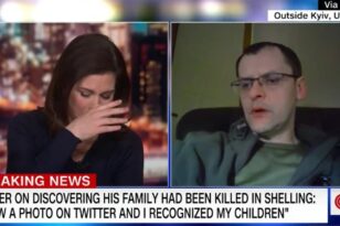 Πόλεμος στην Ουκρανία: Αναγνώρισε τα νεκρά παιδιά του από το Twitter, ξέσπασε σε λυγμούς η παρουσιάστρια - BINTEO