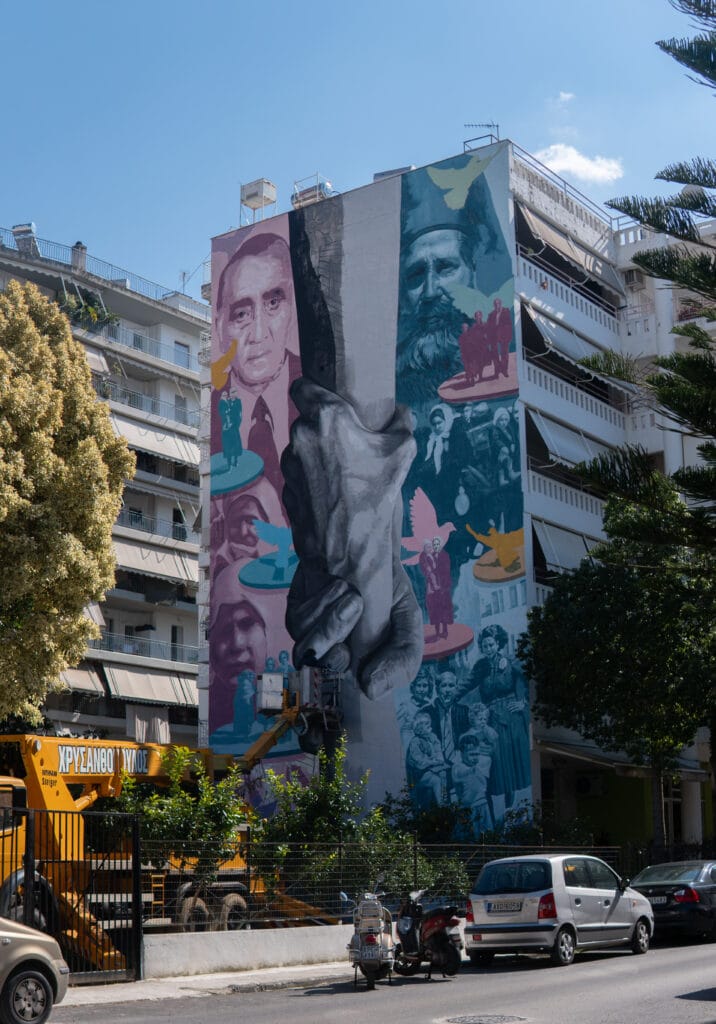 Πάτρα: Ο Κλεομένης Κωστόπουλος σε νέα δημιουργία – Μία τοιχογραφία για την εβραϊκή κοινότητα της Ζακύνθου – ΦΩΤΟ