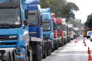 Νέα μέτρα απαγόρευσης κυκλοφορίας φορτηγών την Πρωτομαγιά