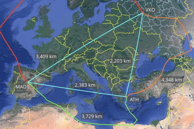 Η πτήση των… 15.000 χιλιομέτρων που έκανε αεροσκάφος της Ρωσίας για να πάρει διπλωμάτες από Ελλάδα και Ισπανία