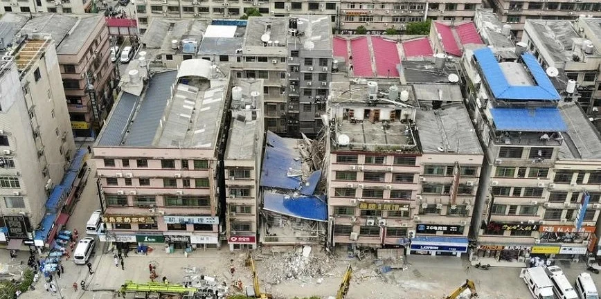 Κατέρρευσε εξαώροφη πολυκατοικία στην Κίνα - Δεκάδες αγνοούμενοι - ΒΙΝΤΕΟ