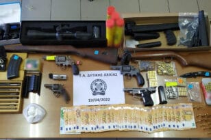Αχαΐα: Εντοπίστηκαν «γιάφκες» με όπλα - Συνελήφθη πρώην αρχηγός εγκληματικής οργάνωσης
